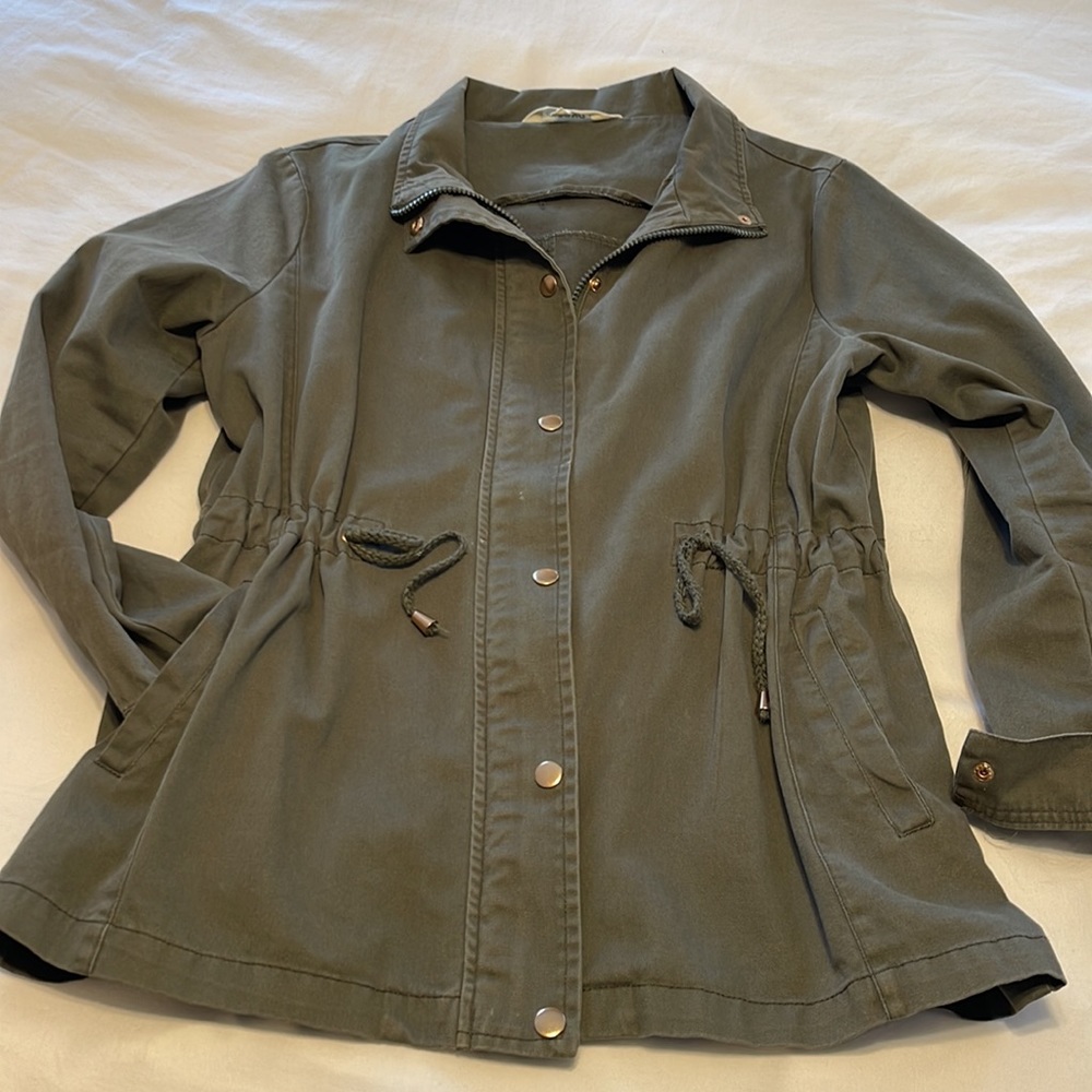 Canvas anorak green